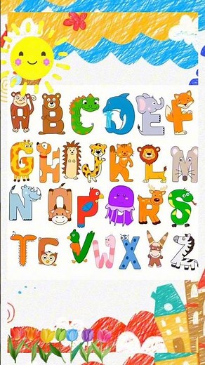 Let's learn the alphabet with animals! #educational #alphabet