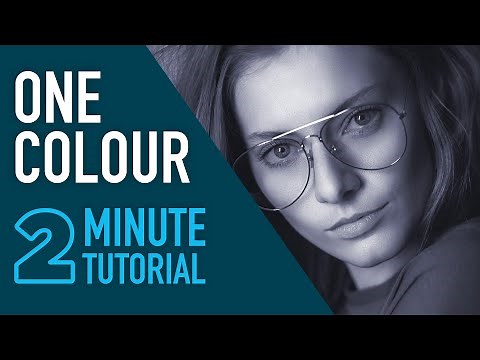 How to Create a Monochromatic Effect in Photoshop #2MinuteTutorial