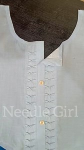 440K views · 3.2K reactions | New Placket Design for Neckline . . . #placket #sewing #stitching #sewingtips #sewingtipsandtricks #neckline #needlegirl #sewinglove #SewingLovers | Needle Girl | Facebook