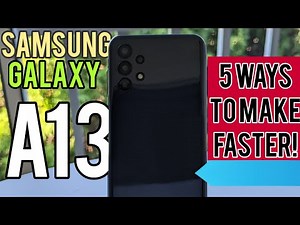 How to make the Samsung Galaxy A13 Faster! 5 ways to improve overall speed & performance‼️🏁