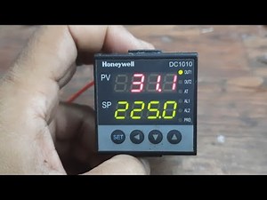 Honeywell DC 1010 PID controller wiring diagram connection and parameter setting 1