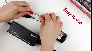 Tenergy TLP-4000 Universal 1A Smart Charger for Li-Ion/Polymer Battery Packs with PCB (3.7V-14.8V 1-4 Cell)