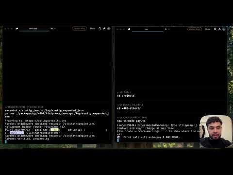 How AI Agents Use x402 by Coinbase to Pay for Inference with USDC on Hyperbolic