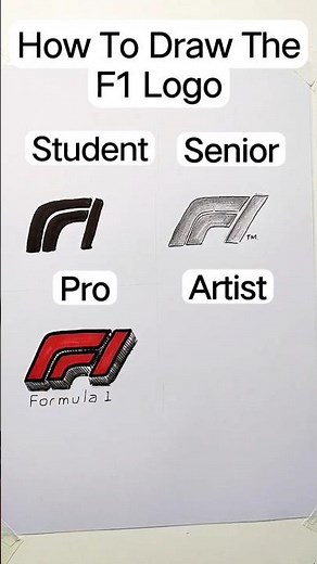 How to Draw the F1 Logo?