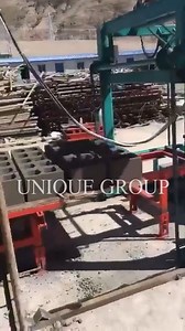 Working video of Brick / Block making machine production line.  Use...