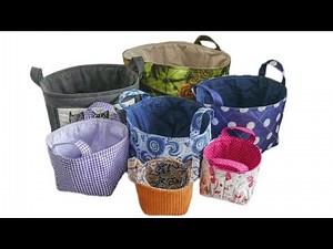 DIY Fabric Basket Tutorial | Easy Sewing Project for Beginners ‪@OwlByMytko‬