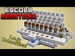 🏪 SISTEMA DE LOJA AUTOMÁTICA DO TOPCRAFT! Escola Redstone!