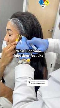 These are Lidocaine Injections to create a “Ring Block” before getting Exosomes injected 😖💉