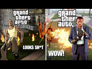 GTA SA vs GTA V Ultimate Comparison!