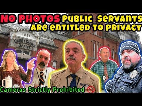 PUBLIC SERVANTS are ENTITLED TO PRIVACY! Delaware County, First Amendment Audit