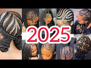 2025 Creative African Braiding Hairstyles For Black Women | New 2025 Ghana Waving Braids Hairstyles