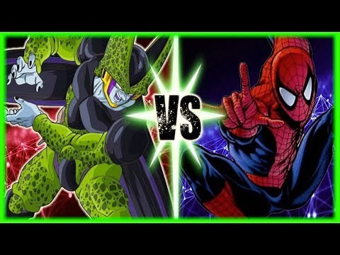 Perfect Cell Vs Spiderman