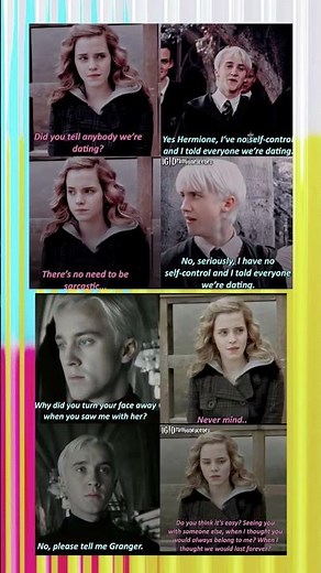 💚 Draco & Hermione's Untold Love Story?#shorts #memes #shortsfeed