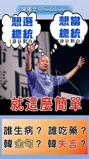 60K views · 2.2K reactions | 賴清德生病？沈伯洋吃藥？其實是韓國瑜劍指2028總統大選！ #賴清德 #沈伯洋 #韓國瑜 #總統大選 | 陳揮文 | Facebook