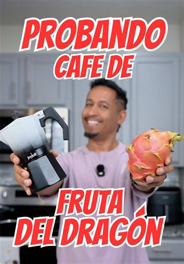 Probando Cafe ☕️ De Fruta 🥝 Del Dragón 🐉 Video De: @kailynklein103 | Dragon Fruit Coffee