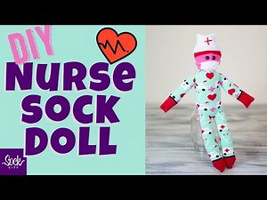 How to Make a Nurse Sock Doll | DIY Doll from Socks | Fun Sock Creations