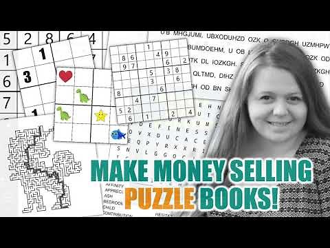 Make Money Selling Puzzle Books Online on Amazon | Kindle Direct Publishing