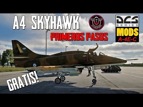 A-4E-C Skyhawk, el MEJOR avión gratuito en DCS WORLD | Instalación, puesta en marcha y maniobras