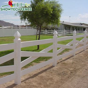 [Hot Item] PVC Fence Crossbuck Ranch Rail Fence