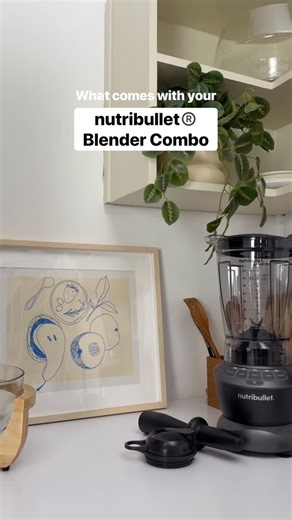 1.8K views · 70 reactions | ✨ Our 1200-watt nutribullet Blender Combo comes equipped with multiple speeds, a pulse function and extraction capabilities for endlessly delicious possibilities!  Here’s everything it comes with: (1) 1200W Motor Base (1) Easy-Twist Extractor Blade (1) 24oz Handled Cup (2) To-Go Lids (1) 32oz Cup (1) Pitcher Lid with Lid Cap (1) Tamper (1) 64oz Pitcher | nutribullet | Facebook