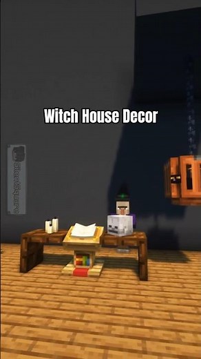 3 Simple ways to Decor a Witch House | Minecraft Aesthetic Idea