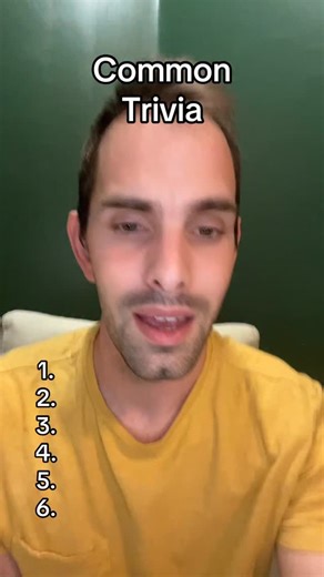Hunter Kimzey | Common trivia! #trivia #quiz #fun | Instagram