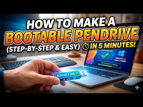 How to make Bootable Pendrive | Download Windows 10/11 in Usb