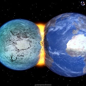 Theia And Earth Collision #UniverseScience | Universe Science