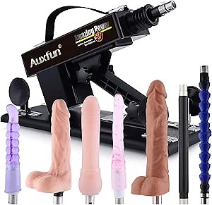 Sex Machine Thrusting Dildo Machine Sextoys Machine for Women and Men Fuck Machine with 3XLR Connector Love Machine for Couples and Solo Play Sex Dildo Machine for Hands-Free Play with 7 Attachments