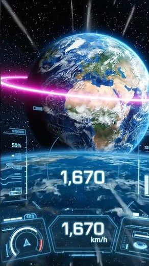 Witness the Earth's terrifying rotational speed #animation #earth #earthrotation
