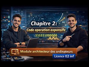 Module :Architecture des ordinateurs Chapitre 2:CODE OPERATION (L2 Inf)شرح