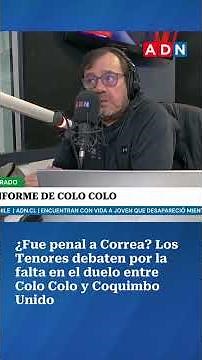 Was it a penalty on Javier Correa? The Tenors debate