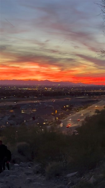 89K views · 4.9K reactions | This video begins 15 minutes AFTER the sunset overlooking the Superstition Mountains and the East Valley of Phoenix, Arizona. | Jeremy Johnson Photography | Facebook