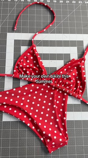 Make your own bikinis this Summer ☀️PDF pattern tutorials for this bikini are available via subscription 🥰 🪡👙#sewinglove | Sew Easy With Idith