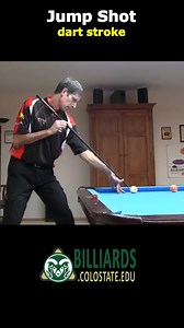 224K views · 2.4K reactions | Dr. Dave demonstrates how to execute jump shots using an over-hand dart stroke. For more videos and info, see: https://drdavepoolinfo.com/faq/jump/technique/ | Dr-Dave Alciatore | Facebook