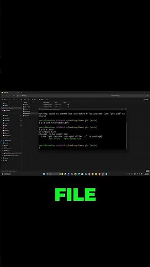 Adding and committing Files to Git (Step by Step) #git #tutorial #programming