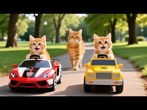 Mama Cat Trims Fur on the Farm and Makes Tiger Hat For Kittens At Home🐾🎩🐯