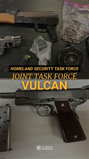🚨JOINT TASK FORCE VULCAN: More than 25 Defendants Charged in Nationwide Tren de Aragua Crackdown Resulting in the Seizure of Over 80 Firearms and Narcotics in Homeland Security Task Force Investigations“In a few days, the Justice Department and its partners on Joint Task Force Vulcan carried out a nationwide takedown of vicious Tren de Aragua terrorist networks—depraved, violent offenders who have illegally invaded our country and preyed upon American communities,” said Acting Attorney General 
