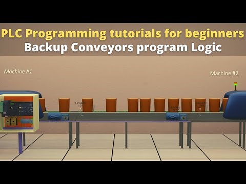 back up conveyors programming in PLC || PLC Programming Tutorials for Beginners