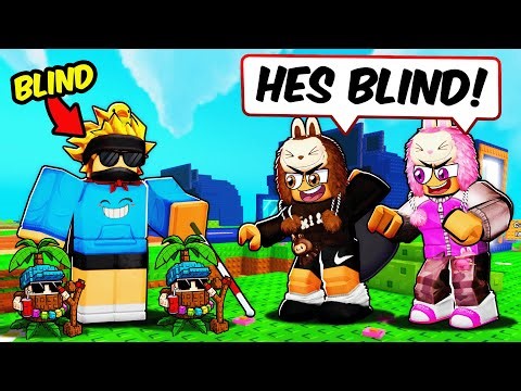 I Pretend to be BLIND in PvB... (got scammed)