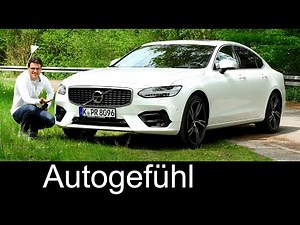 Volvo S90 R-Design FULL REVIEW test 2017 D5 Polestar - Autogefuehl