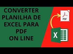 How to Convert Excel Spreadsheet to PDF Online Fast and Free!