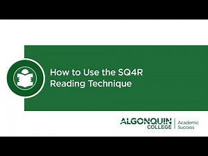 How to Use the SQ4R Reading Technique