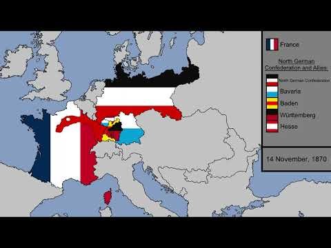 The Franco Prussian War with Flags Every Day 1080p