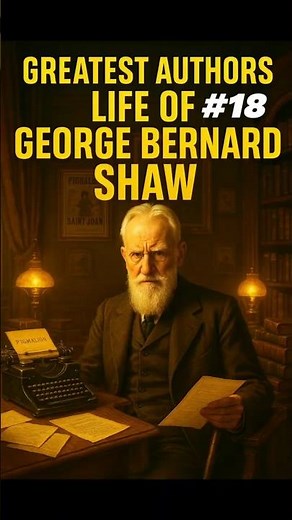 Greatest Authors #18: Life of George Bernard Shaw