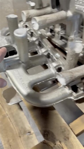 Offenhauser Sales Corp on Instagram: "Part 3 of our Ford 300 intake casting video. Follow along with us on our visit to the foundry and see for yourself how these intakes are made start to finish! #Offenhauser #Ford300 #6227C #CastingProcess #FoundryLife #SandCasting #PatternMaking #AluminumCasting #EngineParts #IntakeManifold #BehindTheScenes #HowItsMade #MadeInUSA #OffyPower #ManufacturingProcess"