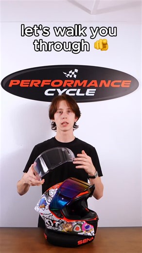 PerformanceCycle on Instagram: "TT-Revo Visor Install - How to switch out your visor for the KYT TT-Revo.. Different color visors start at just $29.99 and there are a ton of colors to choose from! ✅ - Find your TT-Revo and other KYT helmets at Performance Cycle or directly through KYT! - This helmet: KYT TT-Revo Special Edition Sushi Time $179.99 - Tags: #bikelife #kyt #kythelmet #install #reels"