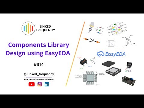 LM2596 symbol & D2PAK footprint design using EasyEDA #E14 | Er. Vaibhav Sugandhi