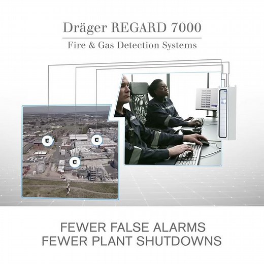 Draeger Regard 7000 Fire and Gas Detection System for H2O2 monitoring