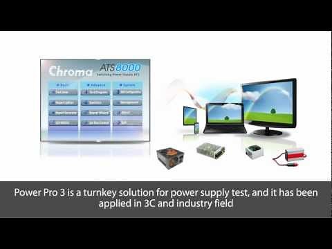 Chroma ATS Software Platform Power Pro III Model 8000